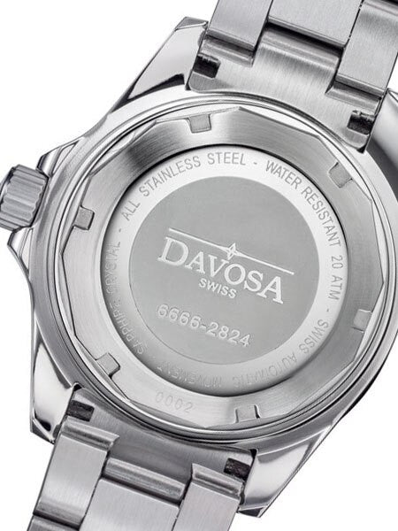 Davosa Ternos Swiss Automatic 200 Meter Dive Watch with Green Dial #16155570