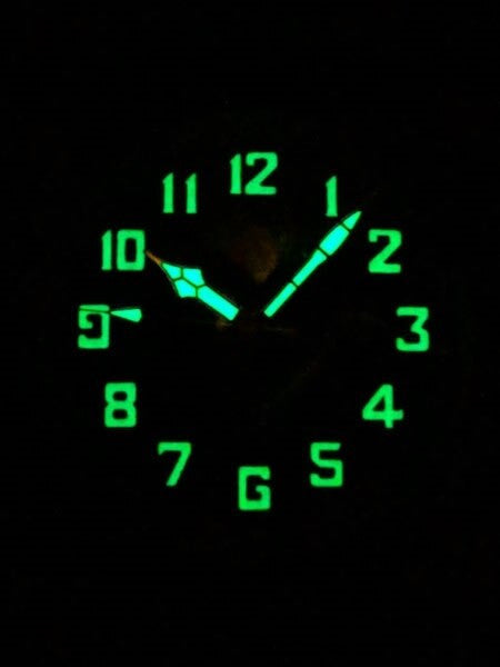 Brillier 43mm Airborne Automatic Watch with Horween Leather Strap #BR-01