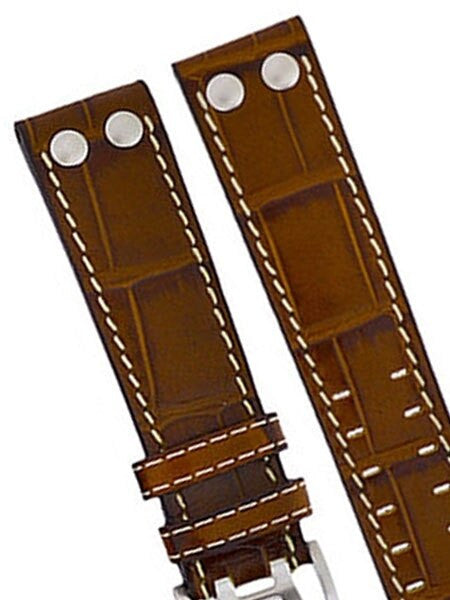 Di-Modell Venezuela Aviator Style Alligator Grain Leather Watch Strap #122018