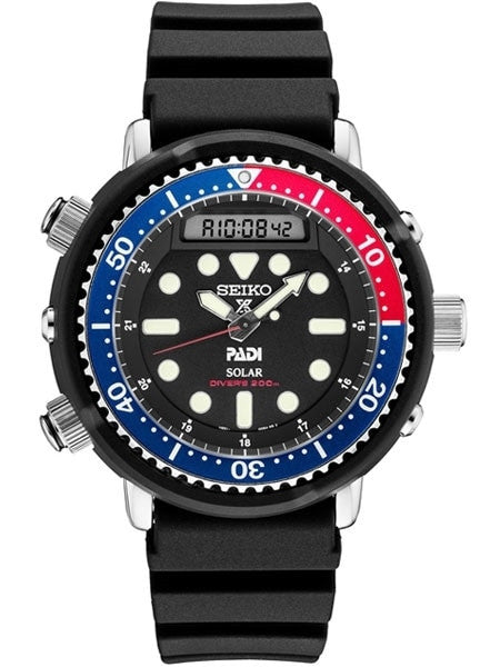 Seiko "Arnie" Prospex PADI Dive Watch with Solar Movement and 47.5mm Case #SNJ027