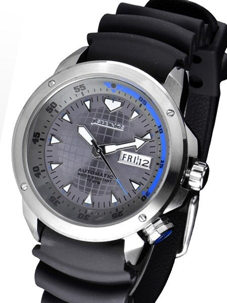 J. Springs Automatic 21-Jewel Sport Watch with Day and Date, Grey Dial #BEB086