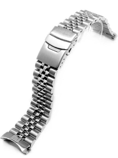 Scratch and Dent - Strapcode 22mm Super-J "Louis" watch band for SEIKO Diver SKX007/009/011 Curved End #SS221803B020 3