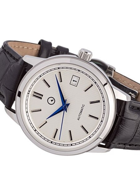 Islander Automatic Dress Watch with Pinstripe White Dial, AR Sapphire Crystal #ISL-32