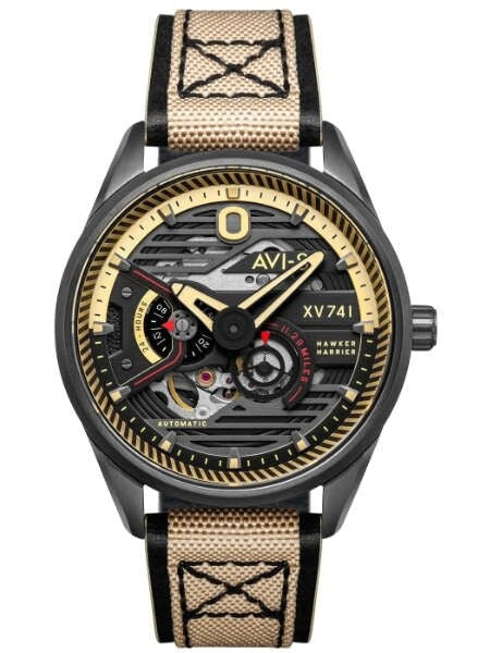 AVI-8 Desert Sand, 21-Jewel Automatic Pilot Watch, AR Sapphire Crystal #AV-4074-02