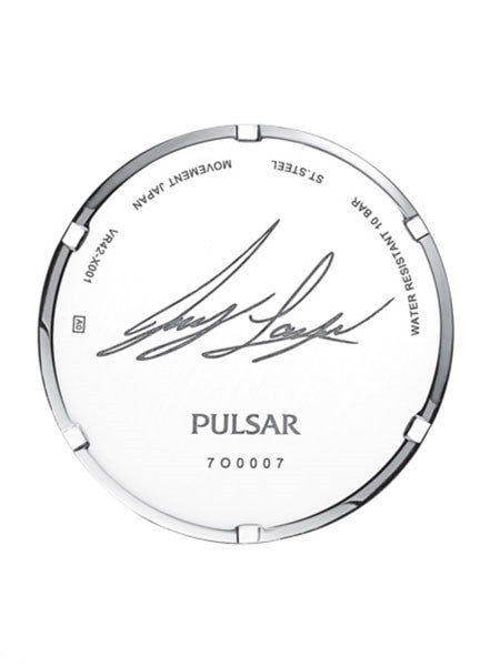 Joey Logano Special Edition Pulsar Solar Powered Chronograph Watch with 24-Hour Sub-Dial #PZ5055
