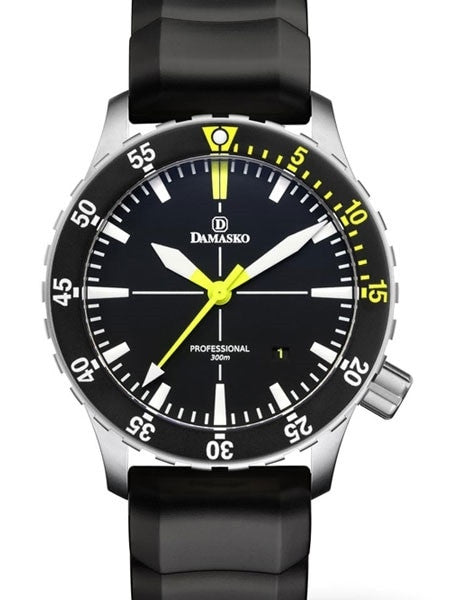Damasko Swiss ETA Automatic 300 Meter Dive Watch with 43mm Submarine Steel Case #DSub1