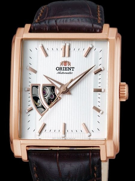 Orient Producer Automatic Dress Watch with Open-Heart, Pinstriped Dial #DBAD002W