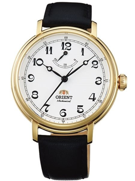 Orient Monarch Hand Winding Watch with White Dial and Power Reserve Indicator #DD03001W
