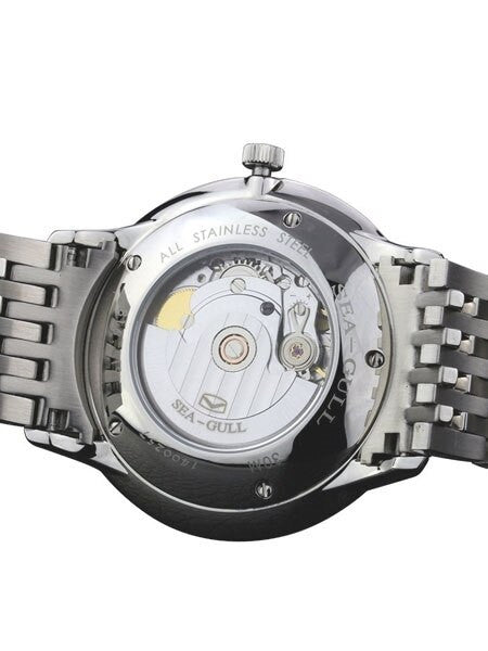 Sea-Gull 39.5mm Automatic Dress Watch with Bracelet and Sapphire Crystal #816.519