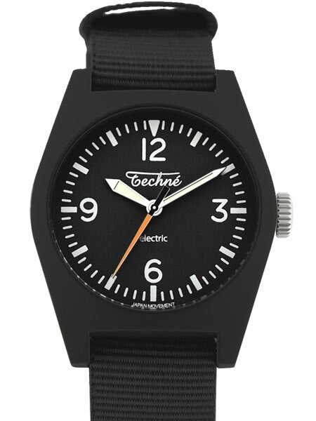 Techne Hummingbird Watch with Dyed Bead-Blasted Titanium Case #222.113