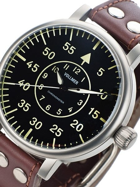 Vollmer W584B Kampfgruppen WWII-Style 55mm Limited Edition COSC Certified Chronometer