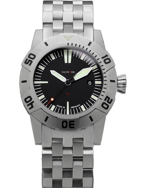 Scratch and Dent - Nauticfish German Made 2000 Meter Automatic Pro Divers Watch with AR Sapphire Crystal #2T