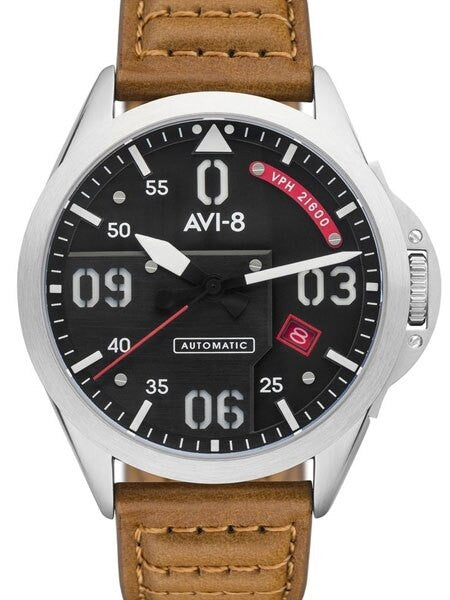 AVI-8 24-Jewel Automatic Bottisham Limited Edition P-51 Mustang #AV-4069-01