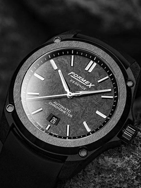 Formex Essence Leggera Swiss Automatic Chronometer with Forged Carbon Dial #0330-4-6399-811