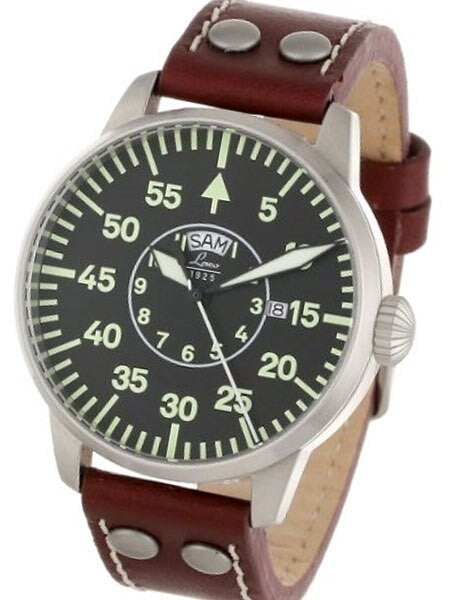 Scratch and Dent - Laco Zurich  1925 Pilot Classic Analog Quartz Watch with Day and Date #861806