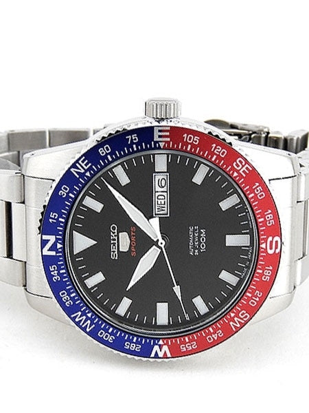 Seiko 5 Sports 24-Jewel, Automatic with Rotating Compass Bezel #SRP661J1
