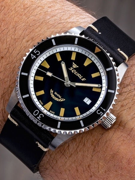 Squale Montauk 300 Meter Swiss Made Automatic Dive Watch with Sapphire Crystal #MTK-01