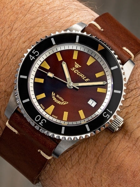 Squale Montauk 300 Meter Swiss Made Automatic Dive Watch with Sapphire Crystal #MTK-05