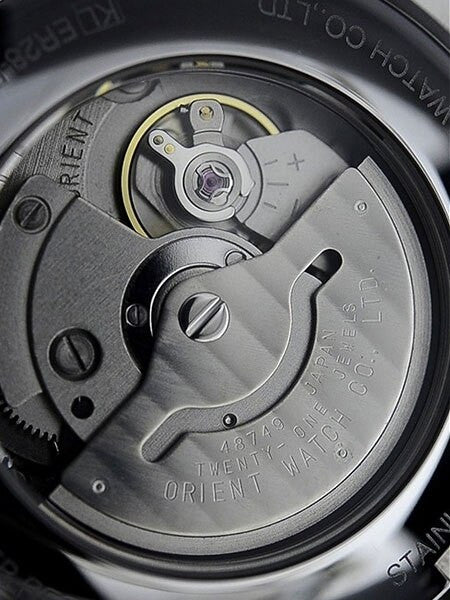 Orient Advancer Automatic Sport Watch with a Black Dial and Open Date Window  #ER28004B