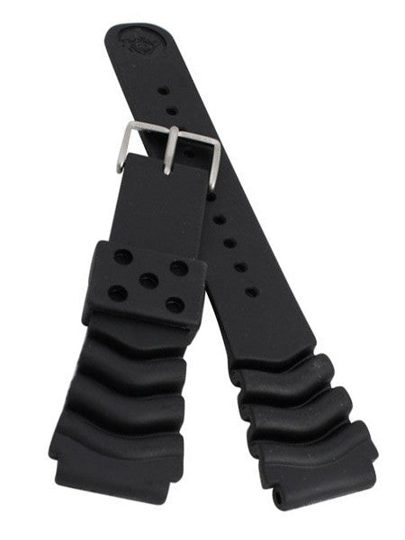 Seiko 22mm Rubber Dive Strap For Model Series SKX007 and SKX009 Watches #4FY8JZ
