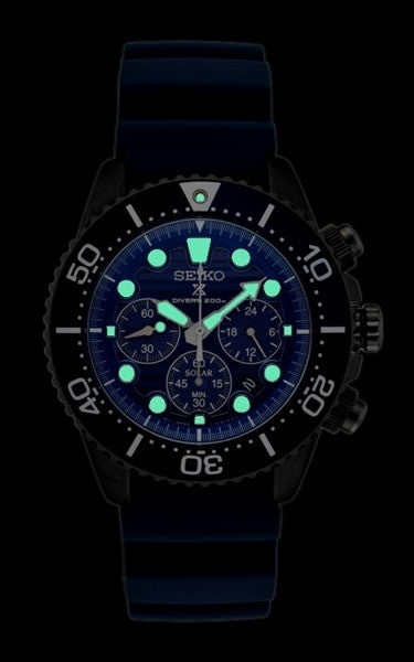 Seiko Special Edition, Save the Ocean Prospex Solar Quartz Chronograph #SSC701