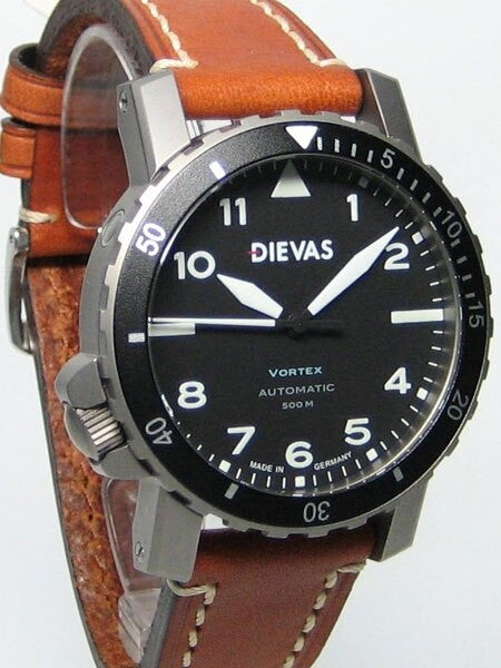 DIEVAS German Made Vortex Tactical Watch with Swiss ETA, Hirsch Liberty Strap 1