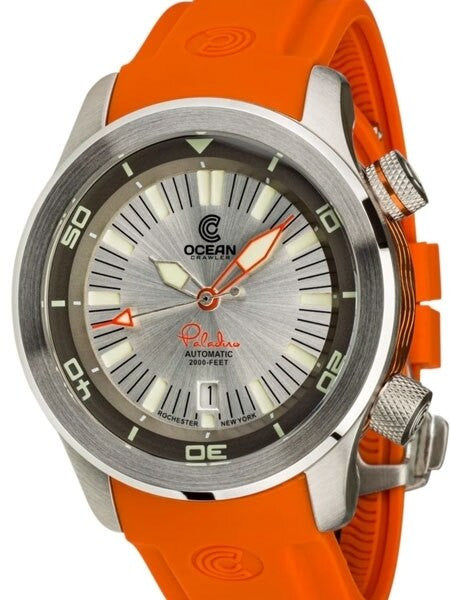 Ocean Crawler 600-Meter Paladino WaveMaker Swiss Automatic Dive Watch with Inner Rotating Bezel #1335