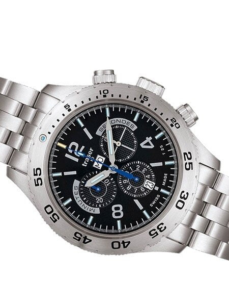 Traser Swiss Made Elegance Chronograph Watch with 46mm SS Case #105034