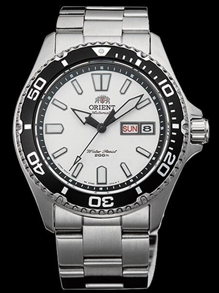 Scratch and Dent - Orient USA II White Dial Automatic Dive Watch with Sapphire Crystal #AA0200CW