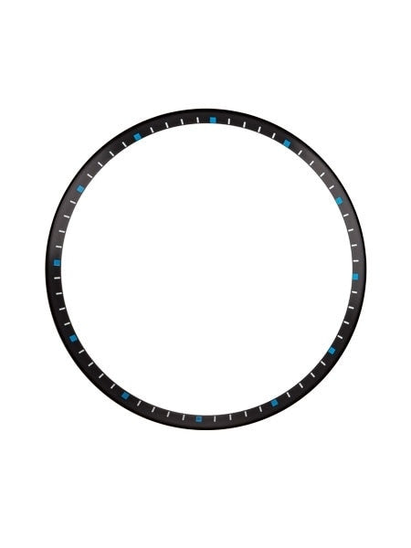 Matte Black Chapter Ring for Seiko SKX007, SKX009, SKX011 Watches #R03