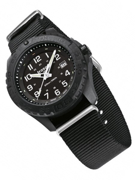 Traser Outdoor Pioneer Watch with Tritium Illumination and Rotating Black Bezel #102902