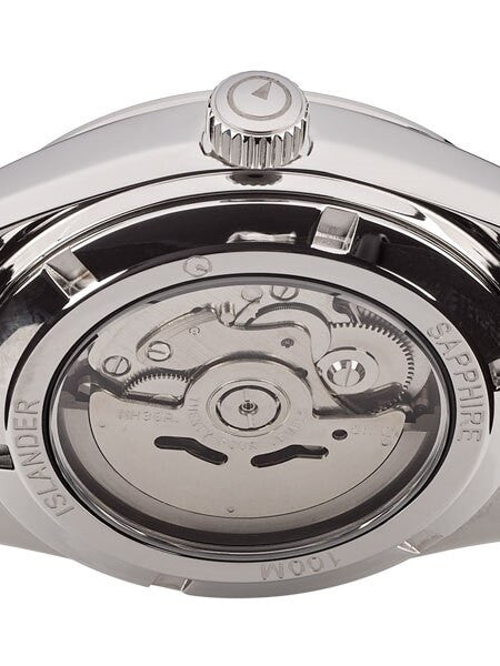 Islander Automatic Watch with Leather Strap and an AR Dome Sapphire Crystal #ISL-54