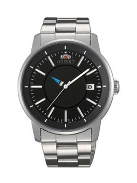 Orient 21-Jewel Automatic Disk Watch with Unique Rotating Hour Hand #ER0200BB