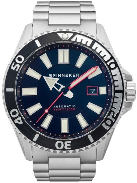 Spinnaker Automatic 200 Meter Dive Watch with Stainless Steel Bracelet #SP-5074-11