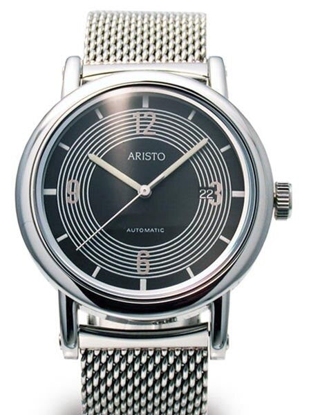 Aristo 4H190SEL Retro Mercedes Dashboard Clock Design Swiss Automatic Watch