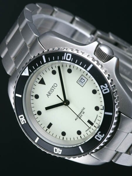 Aristo 3H35 Dakar Swiss Automatic Watch with Matte Case and Luminous Dial