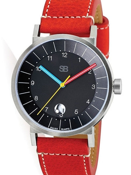 SB Swiss Quartz Watch with a 42mm SS Case and a Sapphire Crystal #SB15.1_S_Flame