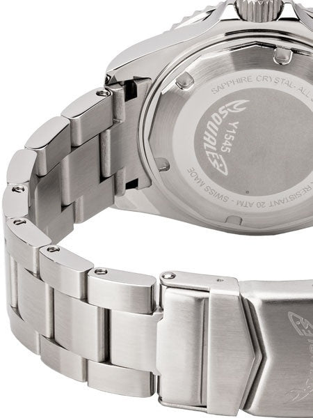 Scratch and Dent - Squale 200 meter Swiss Automatic Dive watch with Ceramic Bezel, Domed AR Sapphire Crystal #SND996