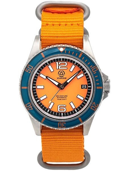 Seaborne Sea Venture 100-Meter Automatic Dive Watch with a 41mm Case and an AR Sapphire Crystal #SB-SV-003-SOD