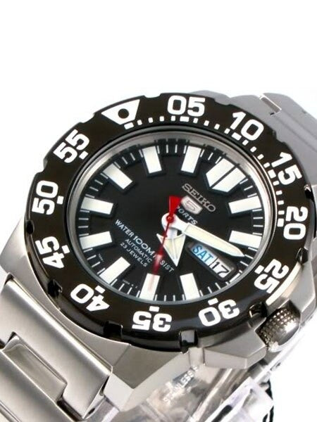 Seiko 5 Sports Automatic Dive Watch with Matching Bracelet #SNZF51K1