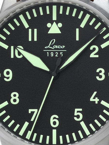 Laco Rostock Type A Dial Hand Wind, Mechanical Pilot Watch #861754