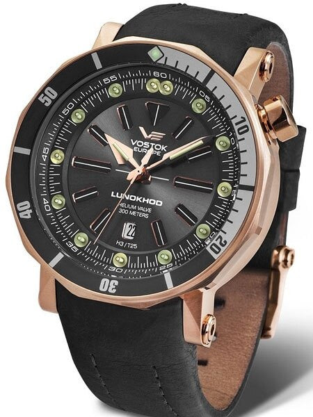 Vostok-Europe Lunokhod-2 Automatic 300 Meter Dive Watch with Tritium Tubes #6209209