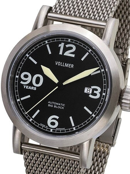 Vollmer Limited Edition, V-10 90th Anniversary Big Block Swiss ETA Automatic Watch