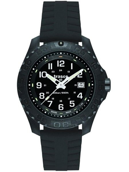 Traser Outdoor Pioneer Watch with Tritium Illumination and Rotating Black Bezel #107100