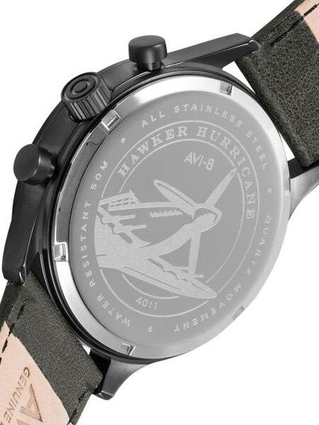 AVI-8 Hawker Hurricane Aviator Chronograph Watch #AV-4011-0B