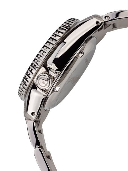 Islander 38mm Automatic Dive Watch with Solid-Link Bracelet, AR Sapphire Crystal, and Luminous Ceramic Bezel Insert #ISL-23