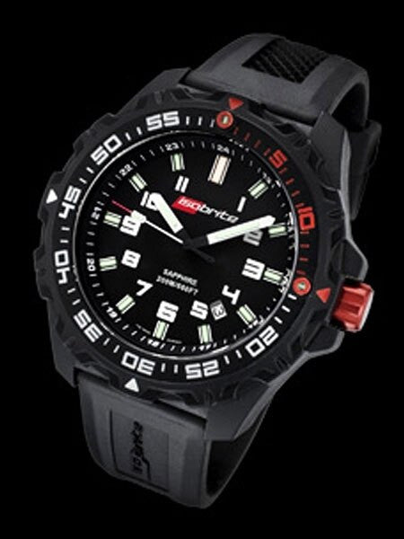 Armourlite Isobrite Black Dial Watch with T-100 Tritium Illumination and Sapphire Crystal #ISO100