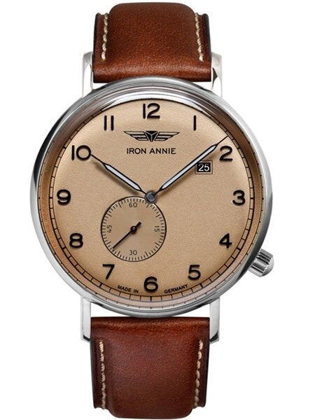 Iron Annie Amazonas Impression Swiss Quartz Dress Watch with Small Seconds, Date #5934-3