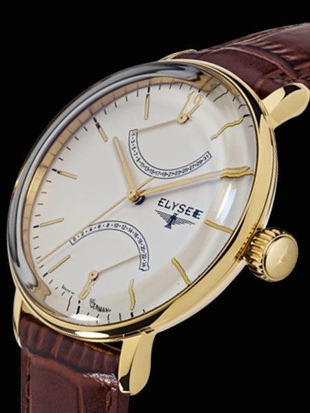 Elysee 42mm Sithon Quartz Dress Watch with GMT and Date Sub-Dials #13271