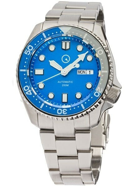 Scratch and Dent - Islander Automatic Dive Watch with AR Sapphire Crystal, and Luminous Sapphire Bezel Insert #ISL-09
